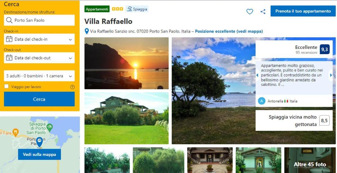 Villa Raffaello Porto San Paolo  Bagian luar foto